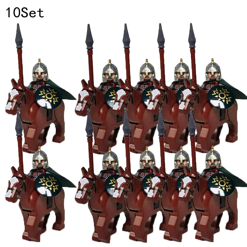 Kids Toys Under $10 - 10세트 중세 기사들 다크 사우론 전투