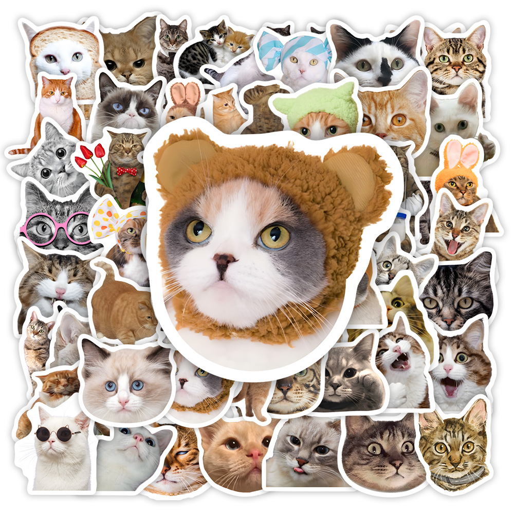 Kids Toys Clipart - 재미있는 고양이 클립 아트 스티커 어린이