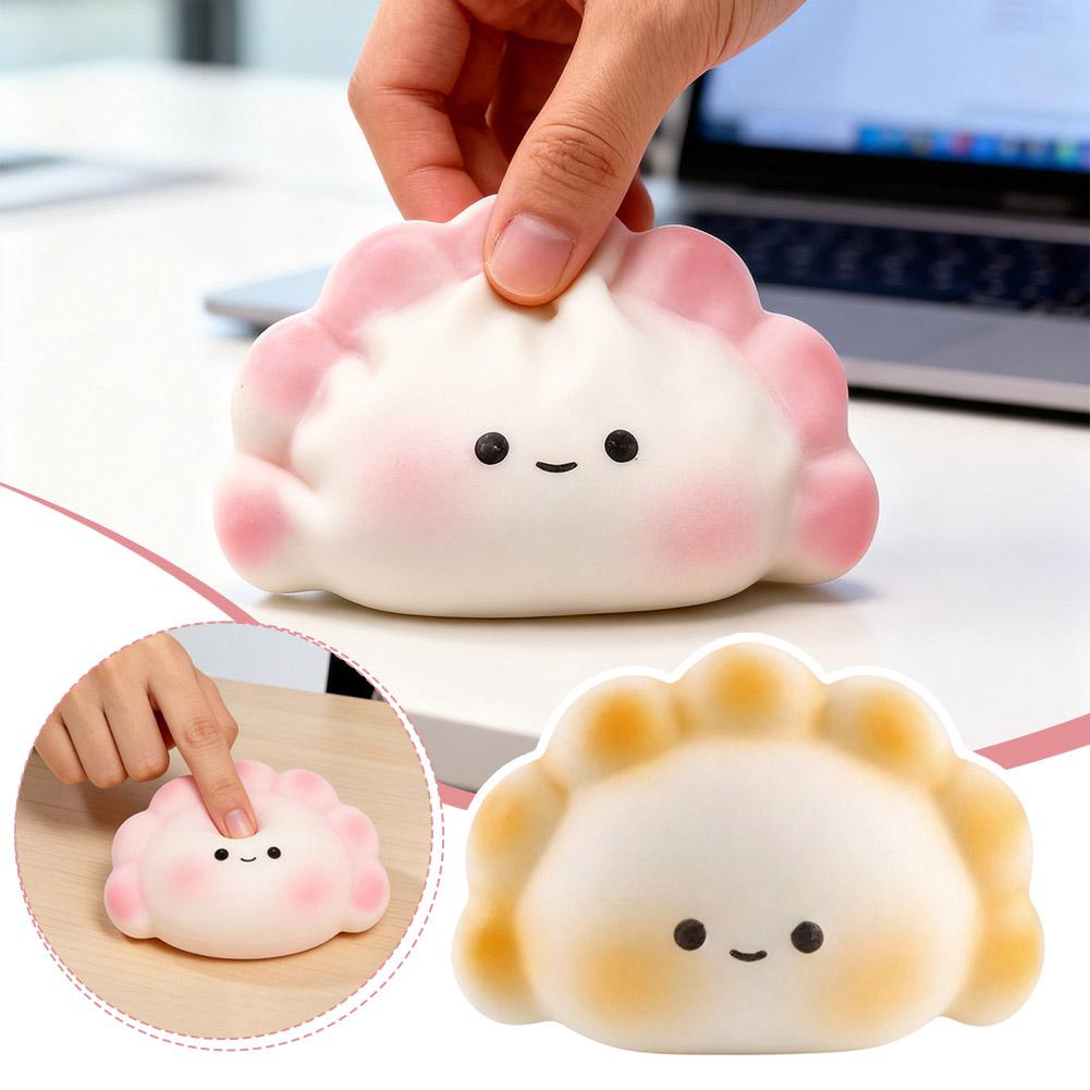 귀여운 만두 모양 스퀴시 슬로우 라이징 피젯 센서리 토 - Kids Toys Dumplings 리뷰 및 가격