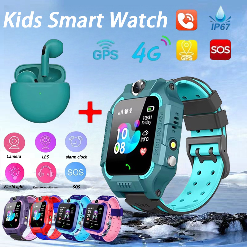 어린이용 스마트 워치 SOS 휴대폰 시계, SIM 카드 - Kids Smartwatch Gps 리뷰 및 가격