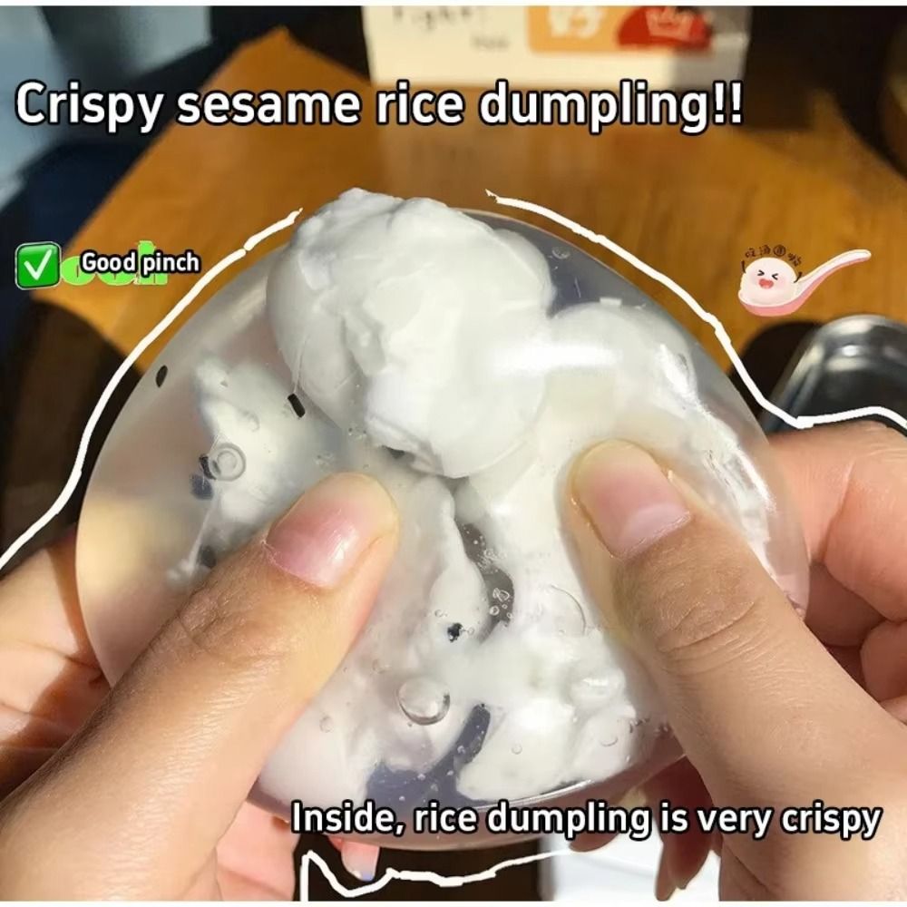 부서질 수 있는 바삭한 볼 스퀴시 스트레스 해소 장난감 - Kids Toys Dumplings 리뷰 및 가격