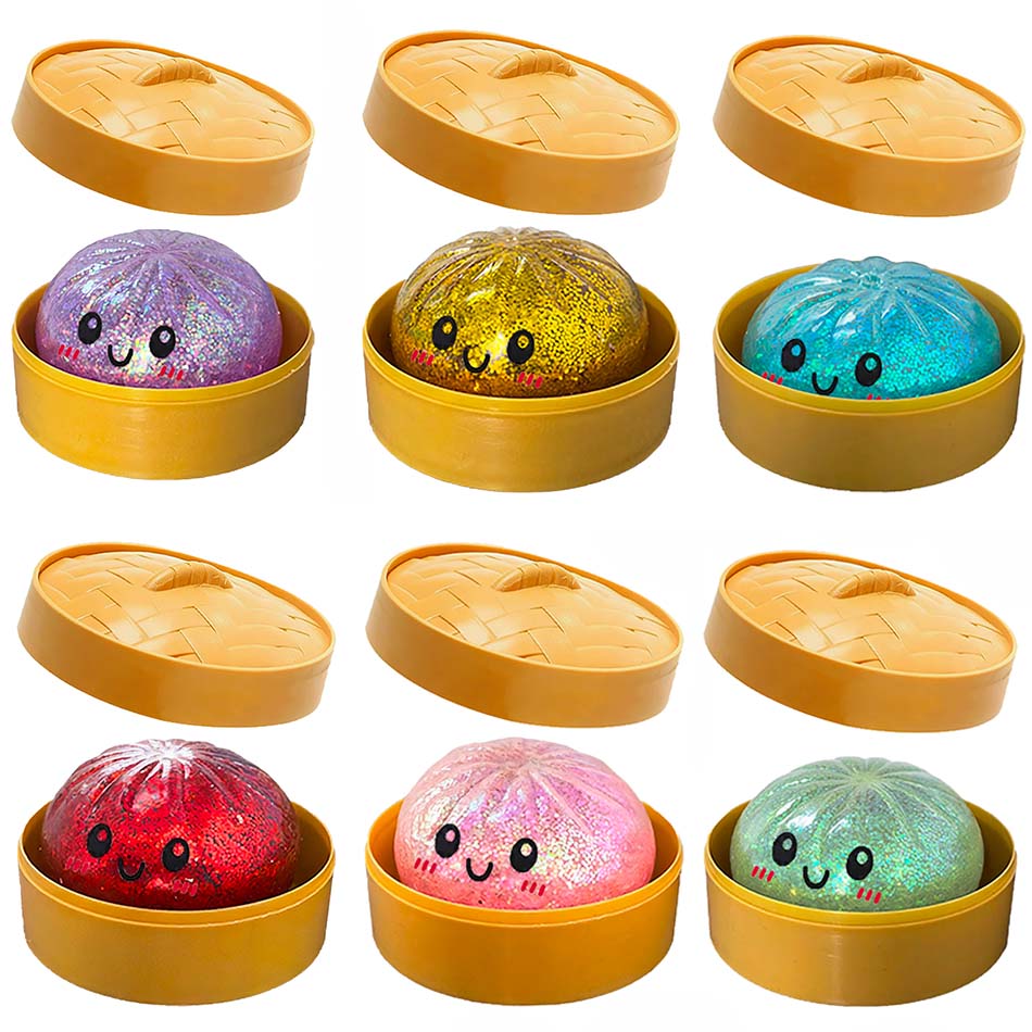 6가지 스타일의 사실적인 대형 만두 스퀴즈 토이, 대나 - Kids Toys Dumplings 리뷰 및 가격