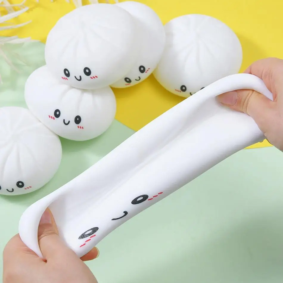 덤플링 압력 해소용 스퀴시, 화려한 빵 모양 장난감,  - Kids Toys Dumplings 리뷰 및 가격