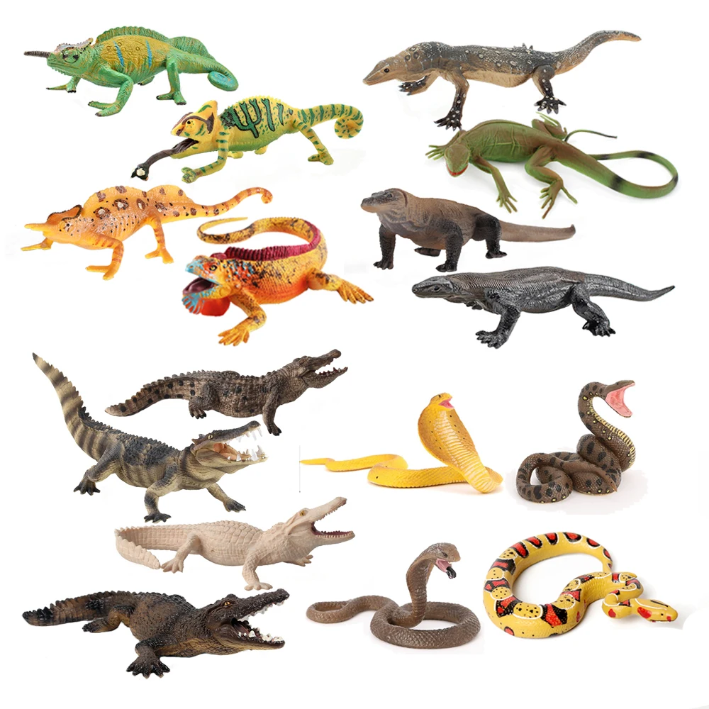 플라스틱 카멜레온 모델 장난감 이구아나 악어 피규어 도 - Kids Toys Under $10 리뷰 및 가격